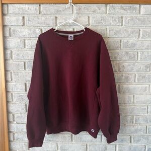 Russell Athletic Men's Maroon Crewneck Sweater